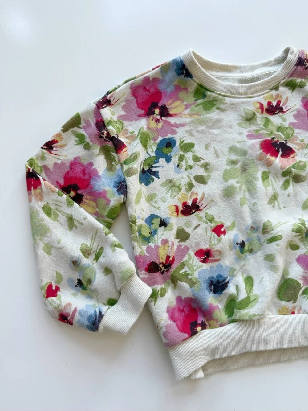 Gap Floral Sweatshirt Size 5